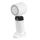 thumbnail image 4 of Mini ventilador portátil, mini ventilador portátil con soporte para teléfono, ventilador de cuello, tres velocidades, viento, ventilador de escritorio Blanco Sunnimix admirador personal, 4 of 8