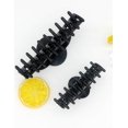 thumbnail image 5 of Piezas de cabello para moño desordenado de capullo de rosa para mujer, extensión de moño para cabello, moño rizado rizado, Scrunchie, negro azabache Natural, 5 of 5