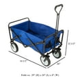 thumbnail image 2 of Pure Garden Collapsible Wagon - Grocery, Beach, or Garden Cart, Blue, 2 of 8