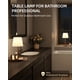 thumbnail image 2 of Paquete de 2 lámparas de mesa inalámbricas EZVALO IP65, impermeables, 4500 mAh, 2 of 8