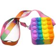 thumbnail image 1 of Bandolera HUOGUO It con dibujos animados de unicornio para niñas con monedas de poliuretano, 1 of 4