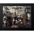 thumbnail image 2 of Tintoretto, Jacopo 14x12 Black Modern Framed Museum Art Print Titled - Crucifixion, 2 of 5