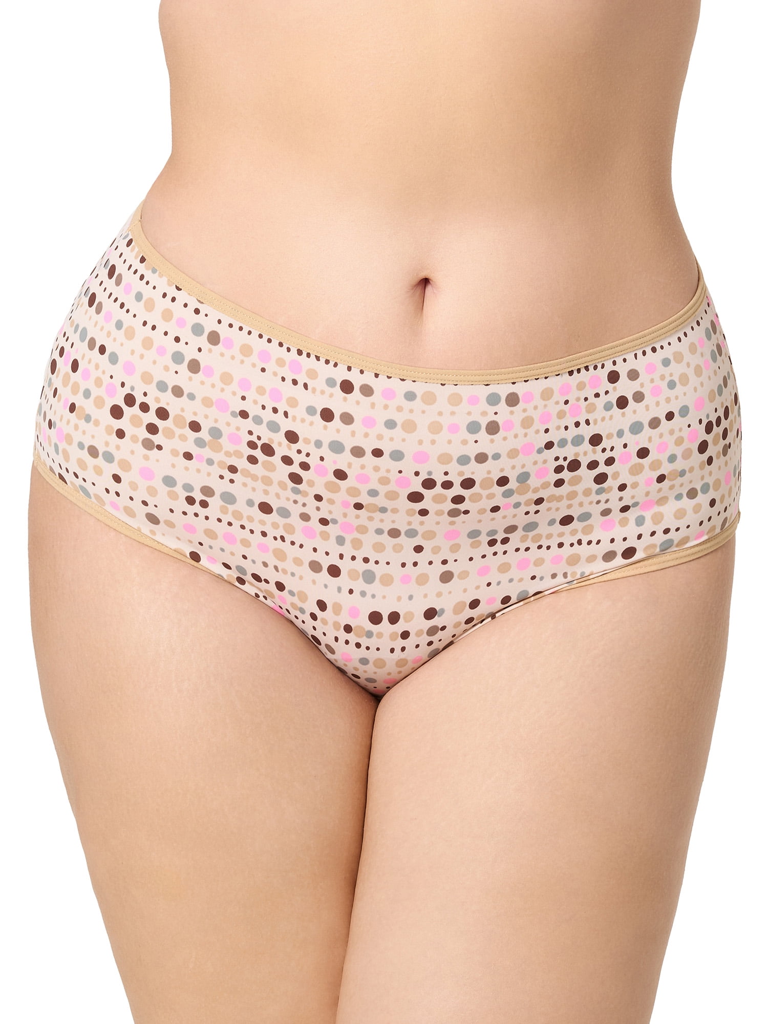 Kindly Yours Women’s So Comfy Micro Brief Underwear, 4-Pack, Sizes XS-XXXL