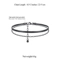 thumbnail image 5 of FindChic Waterproof Ankle Bracelets for Women, Black Anklets Stainless Steel Layered Summer Foot Chain Birthday Mothers Day Jewelry Gifts Mom Wife Her Adults Age Ideas, 5 of 9