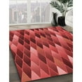 thumbnail image 3 of Ahgly Company Machine Washable Indoor Rectangle Transitional Orange Area Rugs, 4' x 6', 3 of 7