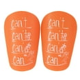 thumbnail image 3 of Almencla 2 Pieces Soccer Shin Guards Compact Calf Sleeve Shinguard for Outdoor Sports Orange 10cmx6cm, 3 of 8