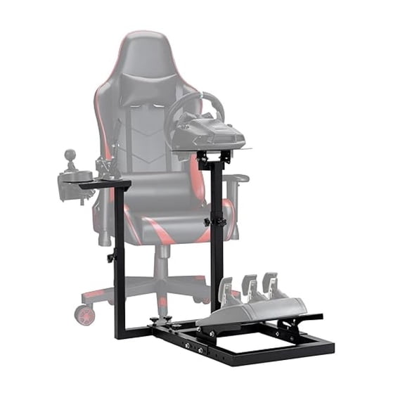 Racing Wheel Stand fit for G25 G27 G29 G920, Thrustmaster T300RS T500RS, Simulated Racing Game Stand without Steering Wheel Pedal Shifter