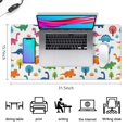 thumbnail image 5 of Long Mouse Pads for Desk,Dinosaur and Tree Pattern Desk Mats on Top Of Desks, Desk Mouse Pad Extra Large with 3mm Non-Slip Base and Stitched Edge for Gaming,Office,Work,Home 31.5"x15.7", 5 of 6