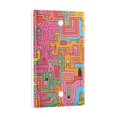 thumbnail image 2 of Yayeee Blank Wall Plate Cover 1-Gang 4.5"x2.7" Home Unused Decorative Outlet, Art City, 2 of 7