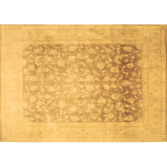 Ahgly Company Indoor Rectangle Persian Brown Traditional Area Rugs, 4' x 6'