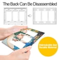 thumbnail image 4 of Yayeee Rocker Switch Wall Plate 2-Gang 4.7"x4.6" Home Decorative Outlet Cover, Large Pine Tree, 4 of 6
