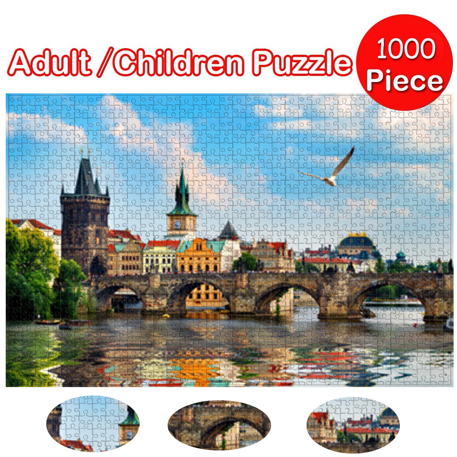 Puzzles 1000 Pieces Lot Jigsaw Free Shipping  Educational Adults Toys NEW 69x51 