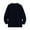 Navy, variant on Hrsba Men's Pullover Sweaters Crewneck Long Sleeve Solid Color Patterned Thick Cable Knit Sweater Men Fall Winter Fleece Base Layer Knitwear