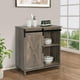 thumbnail image 4 of Zimtown Mueble Buffet Rústico de Madera Mueble Bar de 2 Secciones con Bodega Zimtown contemporary, 4 of 6