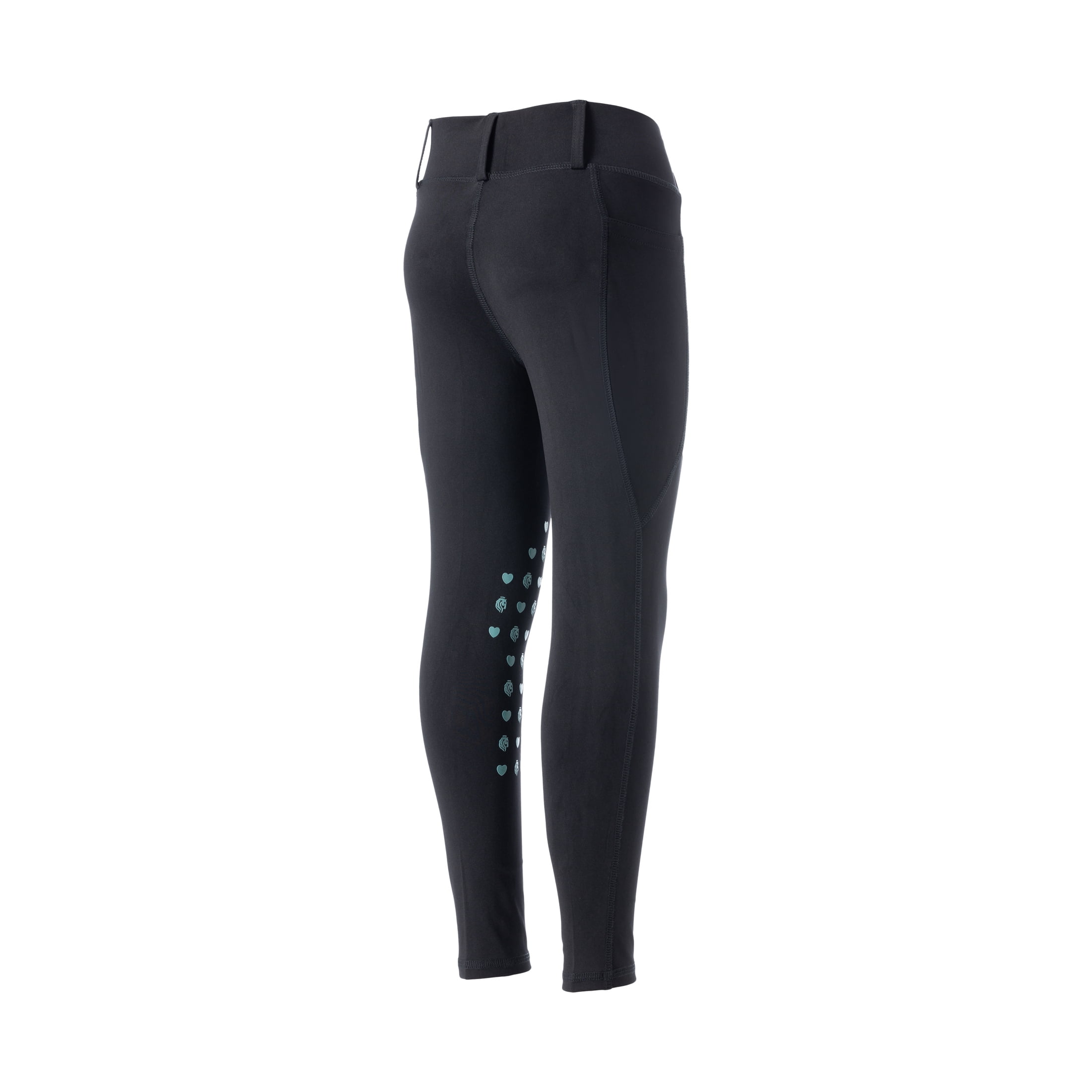 Equinavia Classic Kids Silicone Knee Patch Horse Riding Pants | Equestrian Breeches Unisex Schooling Tights for Girls, Boys