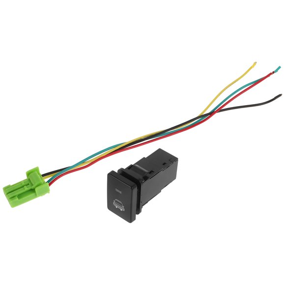 ELAYARD Black Automotive Light Switch Push Button Easy Install for Vehicle Lamp Replacement