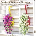 thumbnail image 4 of Dbuoem Hanging Artificial Morning Glory Fake Flower Wedding Party Garden Wall Hanging Faux Flower Decoration, 4 of 8