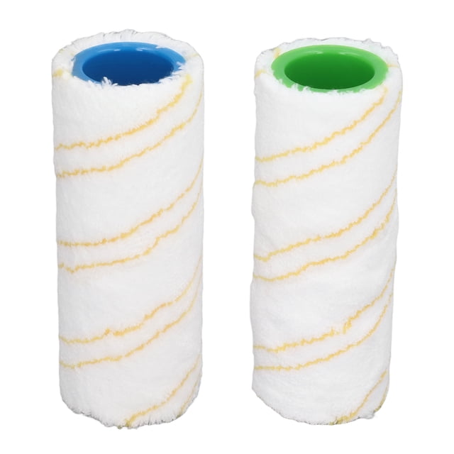 Replacement Brush Roller, Hard Floor Cleaner Roller Wet Dry Dual Use Rotation For Karcher FC3 FC3D FC5 FC5D FC7 Yellow