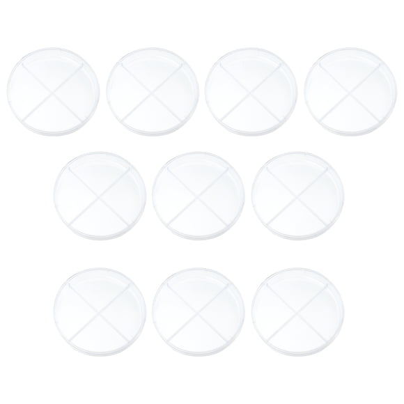 Homoyoyo 10 Pcs Plats de Pétri pour Laboratoire pour Culture et Recherche Microbiologique