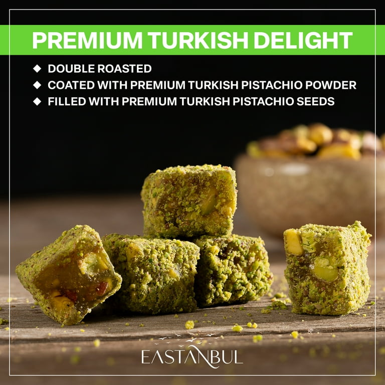 Eastanbul Turkish Delight Pistachio 8.8oz with Double Roasted