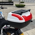 thumbnail image 5 of Baúl para motocicleta GSB, universal, extragrande, 47L, 40L y 35L, para vehículos eléctricos, scooters, resistente al agua y con protección solar, caja de herramientas, 5 of 5