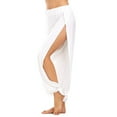 thumbnail image 2 of Ramiter Womens Sweatpants Women's High Waisted Reflective Yoga Pants with Pockets Athletic Leggings M,White, 2 of 5