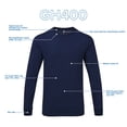 thumbnail image 4 of Camiseta Gildan Hammer de manga larga, pack de 2, talla XL, negro, 4 of 6