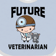 thumbnail image 4 of Inktastic Vet Future Veterinarian Boys Baby Bib, 4 of 4