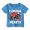 Sky Blue, variant on LRen Boys T Shirts Size 10 Boys Cartoon Print Round Neck Short Sleeve Clothes Kid Boy Summer Tops Relaxed Fit Summer Tops Tees