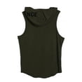 thumbnail image 4 of Aunavey Men's Workout Hooded Tank Tops Bodybuilding Muscle Cut Off T Shirt Sleeveless Gym Hoodies, 4 of 6
