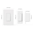 thumbnail image 2 of TREATLIFE Smart Dimmer Switch 4 Pack, Single Pole Smart Switch Works with Alexa and Google Home, Neutral Wire Required, 2.4GHz WiFi Dimmer Light Swit, 2 of 9