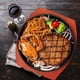 thumbnail image 5 of Plato de bistec de hierro , accesorio de cocina de tamaño personal redondo, parrilla para bistec, plancha para chisporrotear para servir en el 21cm Macarena plato de bistec, 5 of 8