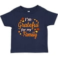 thumbnail image 3 of Inktastic I'm Grateful for my Family in Orange with Fall Leaves Boys or Girls Baby T-Shirt, 3 of 5