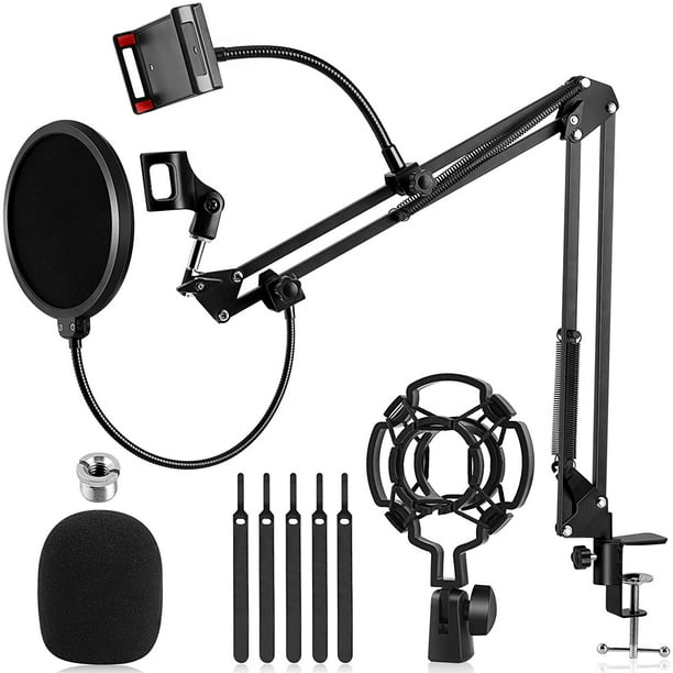 Support de microphone AIMTYD avec bras de suspension réglable