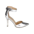 thumbnail image 2 of Breckelle CC50 Women Metallic Leatherette Pointy Toe Ankle Strap Stiletto Pump, 2 of 5