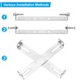 thumbnail image 3 of Uxcell Ceiling Light Plate Kit, Light Fixture Mounting Bracket Plate Steel Crossbar 180mm 1, 3 of 7