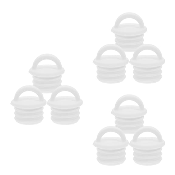 OUNONA OUNONA 9 pcs Mop Bucket Plugs for Hole Stopper Drain Plug Outlet Stoppers Replacement