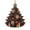 A005- Style E, variant on Halloween Tree Shaped Acrylic Ornaments with Pumpkin Ghost Skull, Spooky Hanging Decorations for Party Home, Haunted House Decor 24Pc