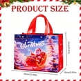 thumbnail image 3 of RUIG Extra Large Christmas Tote Bags, Xmas Non Woven Gift Reusable Grocery Shopping Bags With Handles for Kids Holiday Gifts Wrapping Supplies - 12.6 * 5.9 * 5.9”, 3 of 7