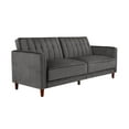 thumbnail image 6 of DHP Pin Tufted Transitional Futon, Gray Velvet, 6 of 10