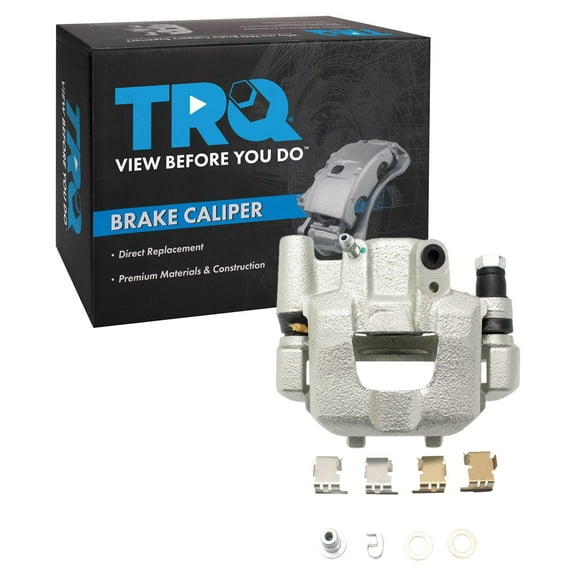 TRQ Rear Right Brake Caliper w/Bracket Passenger Side Compatible with 2005-2010 Scion tC
