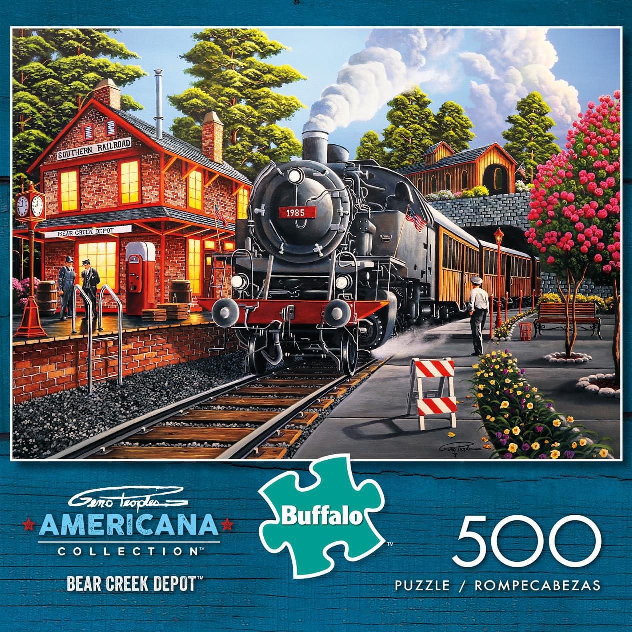 Buffalo Games Le puzzle Americana Bear Creek Depot en 500 pièces