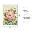 thumbnail image 2 of Pink Hibiscus Flowers - Hawai’i - Vintage Hawaiian Airbrush Art by Ted Mundorff c.1940s - Master Art Print (Unframed) 13in x 19in, 2 of 4