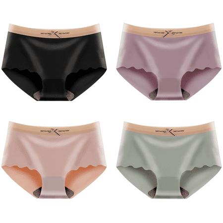 

Varsbaby Women s Seamless Hipster Panties 4 Pack Invisible Breathable Quick Dry Brief Ladies Stretch Panties