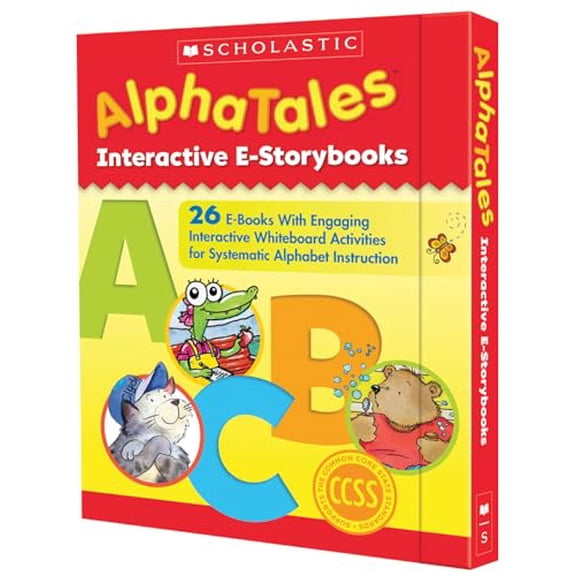 Pre-Owned AlphaTales Interactive E-Storybooks: 26 E-books With Engaging Interactive Whiteboard Activities for Systematic Alphabet Instruction, 9780545459518, 0545459516, Paperback,