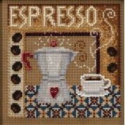 Mill Hill Buttons & Beads Counted Cross Stitch Kit 5"X5"-Espresso (14 Count)