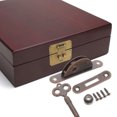 thumbnail image 1 of HONMEET 1Jgo Cerradura Vintage Para Gabinete Con Llave De Hierro Color Claro Para Muebles, 1 of 7