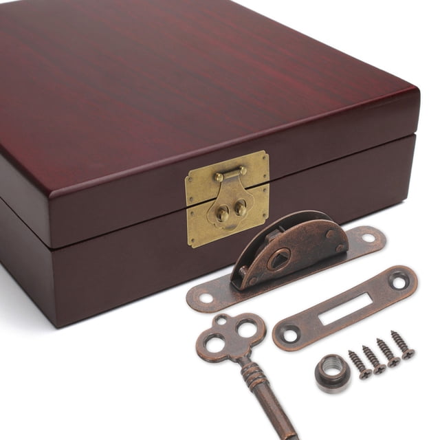 HONMEET 1Jgo Cerradura Vintage Para Gabinete Con Llave De Hierro Color Claro Para Muebles