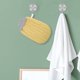 thumbnail image 5 of Toalla de baño con guantes de doble cara Unique Bargains para baño 5.51"x9.06" 1 Pc Amarillo, 5 of 6