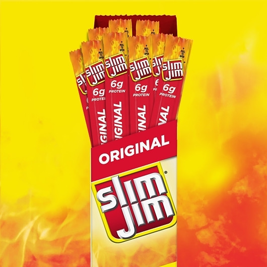 Slim Jim Original Giant Meat Smoked Snack Stick, 0.97 Ounces, 24 Per Box, 6 Per Case